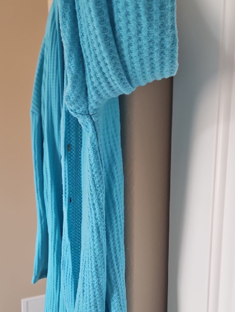 Inherit Turquoise Knit Button Cardigan - Picture 5 of 6